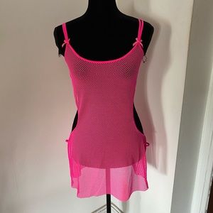 Hot pink lingerie top NWOT